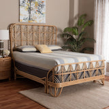 Madera Natural Rattan Bed Frame by Wicker Fair