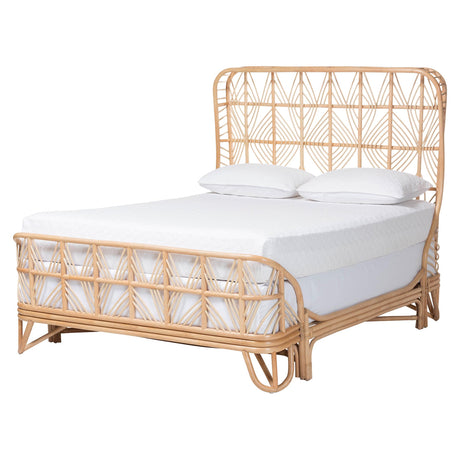 Madera Natural Rattan Bed Frame by Wicker Fair