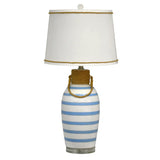 Harbor Table Lamp Model LUX-119-BLUE By Lux Lighting