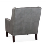 Henry Leather Accent Chair by Braxton Culler Made in the USA Model 733-L01