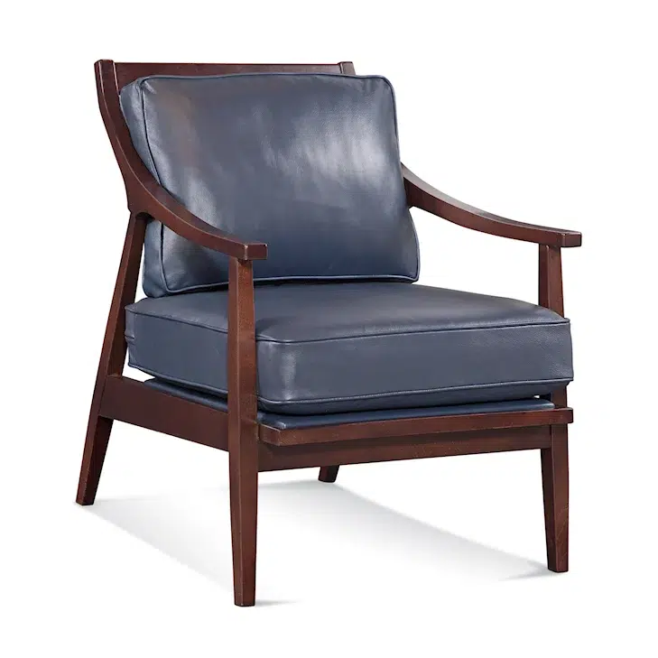 Hollyn Chair in Leather by Braxton Culler Made in the USA Model 1056-L01