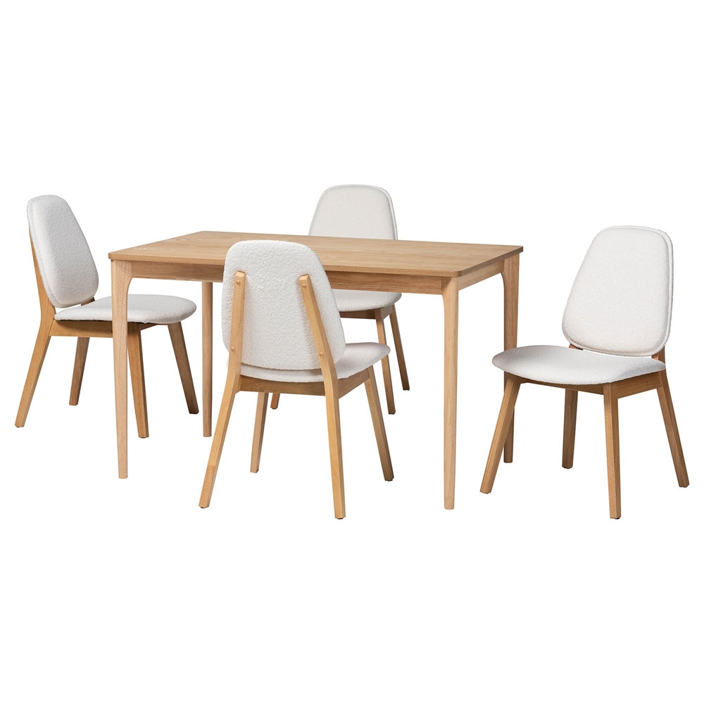 Hudson 5-Piece Dining Set by Wicker Fair