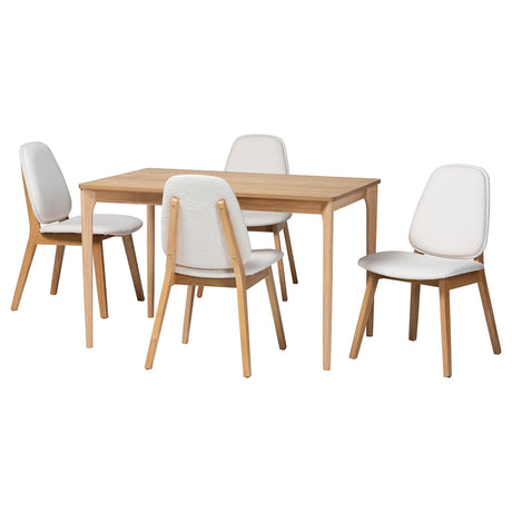 Hudson 5-Piece Dining Set by Wicker Fair