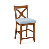 Hues Counter Stool with Upholstered Seat by Braxton Culler Made in the USA Model 1064-012