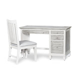 Islamorada Coastal Style Desk and Chair Set Model B23374-DAPGREY By Seawinds Trading