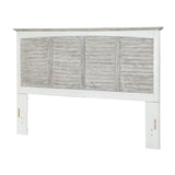 Islamorada Coastal Style Twin Headboard Model B23339-DAPGREY By Seawinds Trading