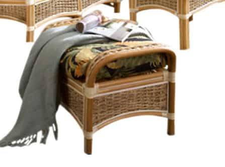 Islander Rattan Ottoman Model ISO from Spice Island Wicker