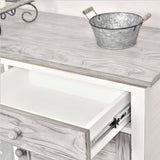 Nantucket Wine Buffet Sideboard Cabinet by Wicker Fair