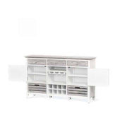 Nantucket Wine Buffet Sideboard Cabinet by Wicker Fair