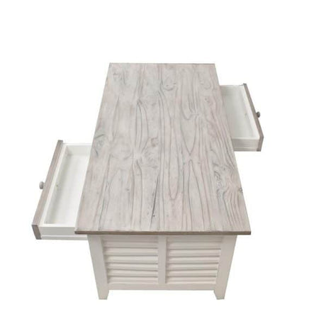Islamorada Coastal Style Coffee Table B23303-DAPGREY By Seawinds Trading