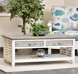 Islamorada Coastal Style Coffee Table B23303-DAPGREY By Seawinds Trading