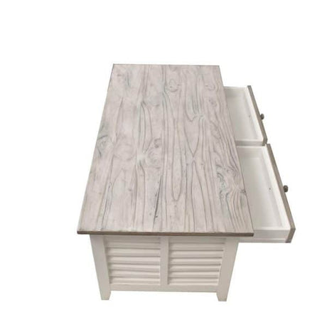 Islamorada Coastal Style Coffee Table B23303-DAPGREY By Seawinds Trading