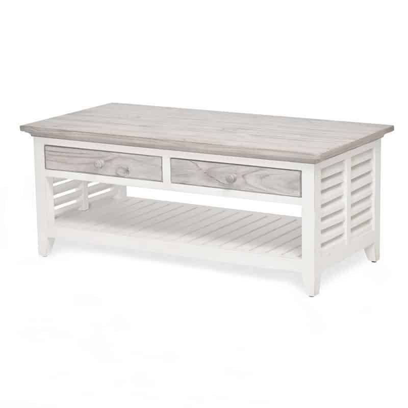 Islamorada Coastal Style Coffee Table B23303-DAPGREY By Seawinds Trading