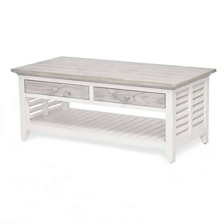 Islamorada Coastal Style Coffee Table B23303-DAPGREY By Seawinds Trading