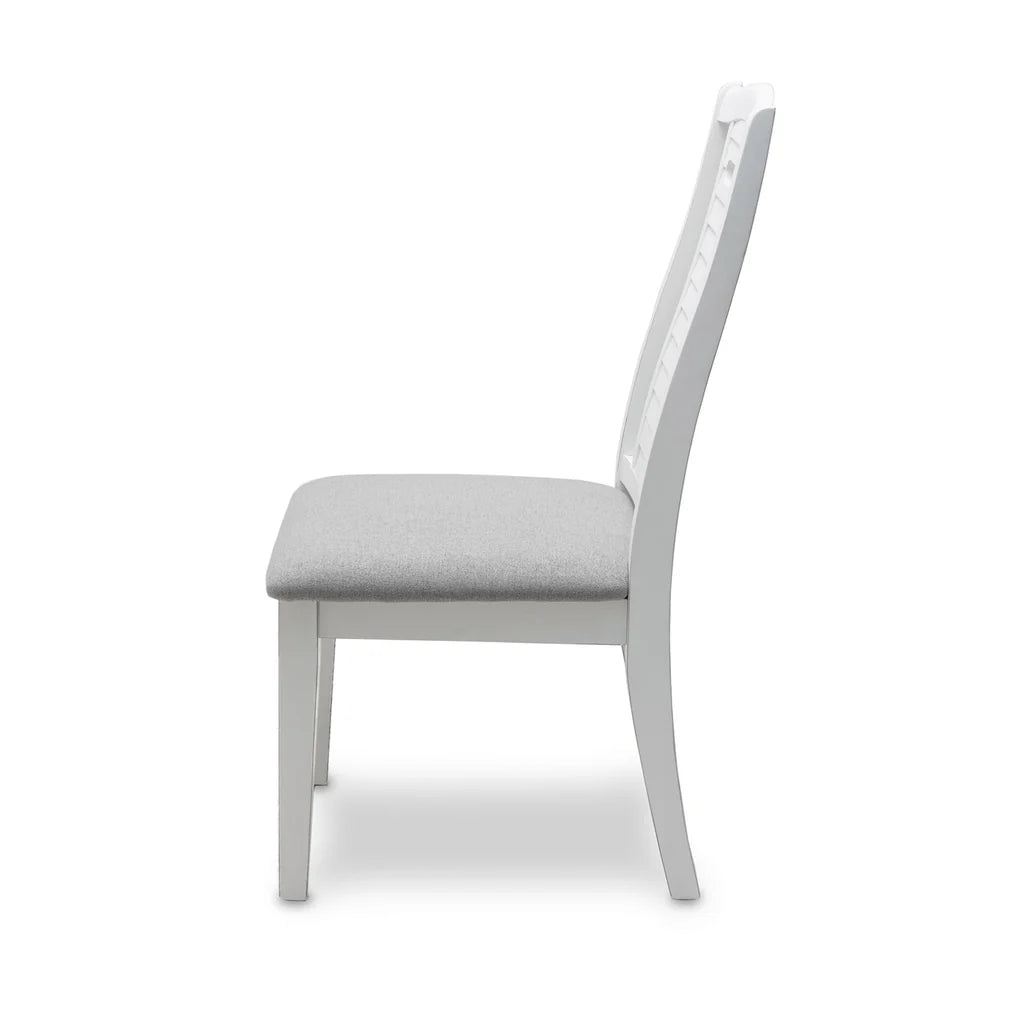 Islamorada Dining Chair Shutter Model D23382-BLANC By Seawinds Trading