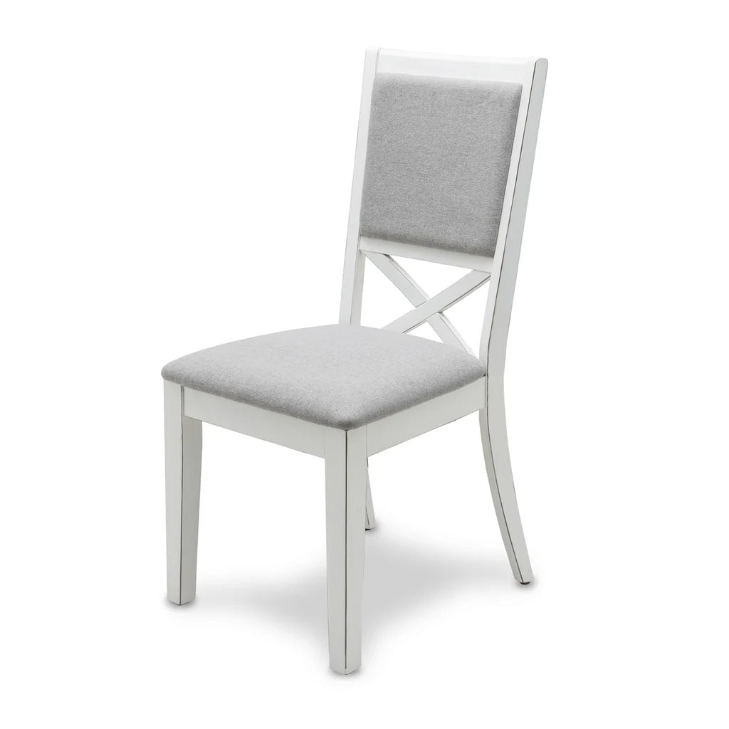 Islamorada Dining Chair Upholstered Model D23381-BLANC By Seawinds Trading
