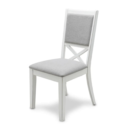 Islamorada Dining Chair Upholstered Model D23381-BLANC By Seawinds Trading