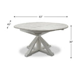 Islamorada Dining Table - Butterfly Model D23385-DAPGREY By Seawinds Trading