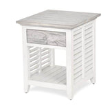 Islamorada Coastal Style End Table B23302-DAPGREY By Seawinds Trading