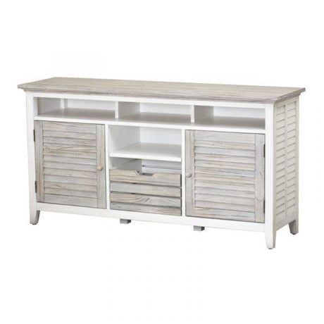 Islamorada Coastal Style Entertainment Center Model B23319-DAPGREY By Seawinds Trading