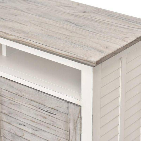Islamorada Coastal Style Entertainment Center Model B23319-DAPGREY By Seawinds Trading