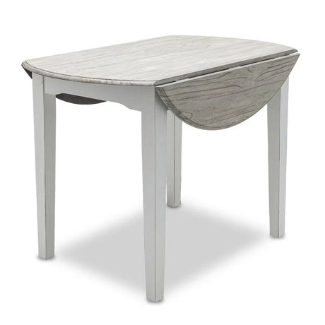 Islamorada Round Table - Drop Leaf Model D23386-DAPGREY By Seawinds Trading