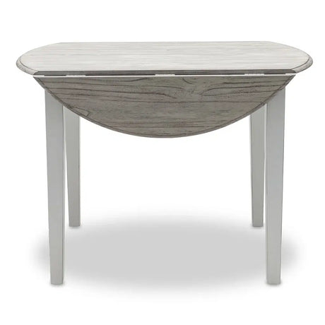 Islamorada Round Table - Drop Leaf Model D23386-DAPGREY By Seawinds Trading