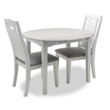 Islamorada Round Table - Drop Leaf Model D23386-DAPGREY By Seawinds Trading
