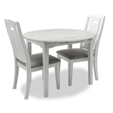 Islamorada Round Table - Drop Leaf Model D23386-DAPGREY By Seawinds Trading