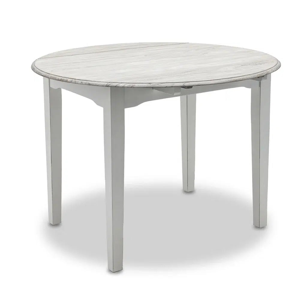 Islamorada Round Table - Drop Leaf Model D23386-DAPGREY By Seawinds Trading