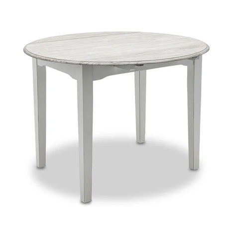 Islamorada Round Table - Drop Leaf Model D23386-DAPGREY By Seawinds Trading