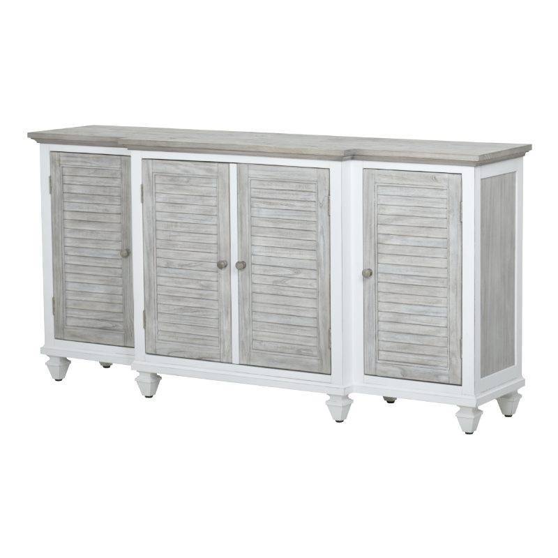 Islamorada Credenza Cabinet by Seawinds Trading B23315-DAPGREY