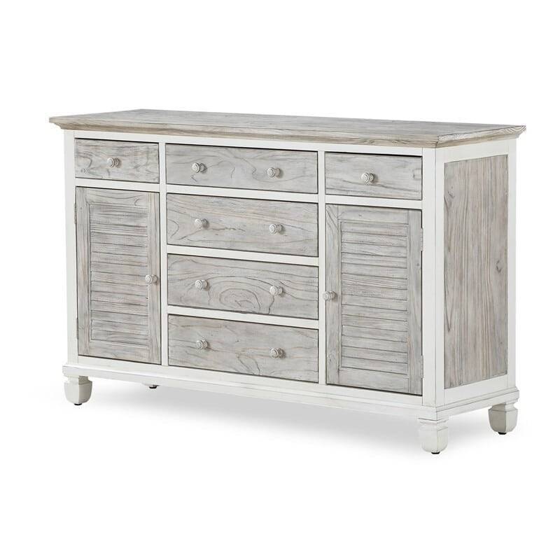 Sea Winds Islamorada 6-Drawer / 2-Door Dresser