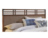Jamaica Twin Rattan Wicker Headboard Model 1103-5667-ATQ-4BQ by Hospitality Rattan