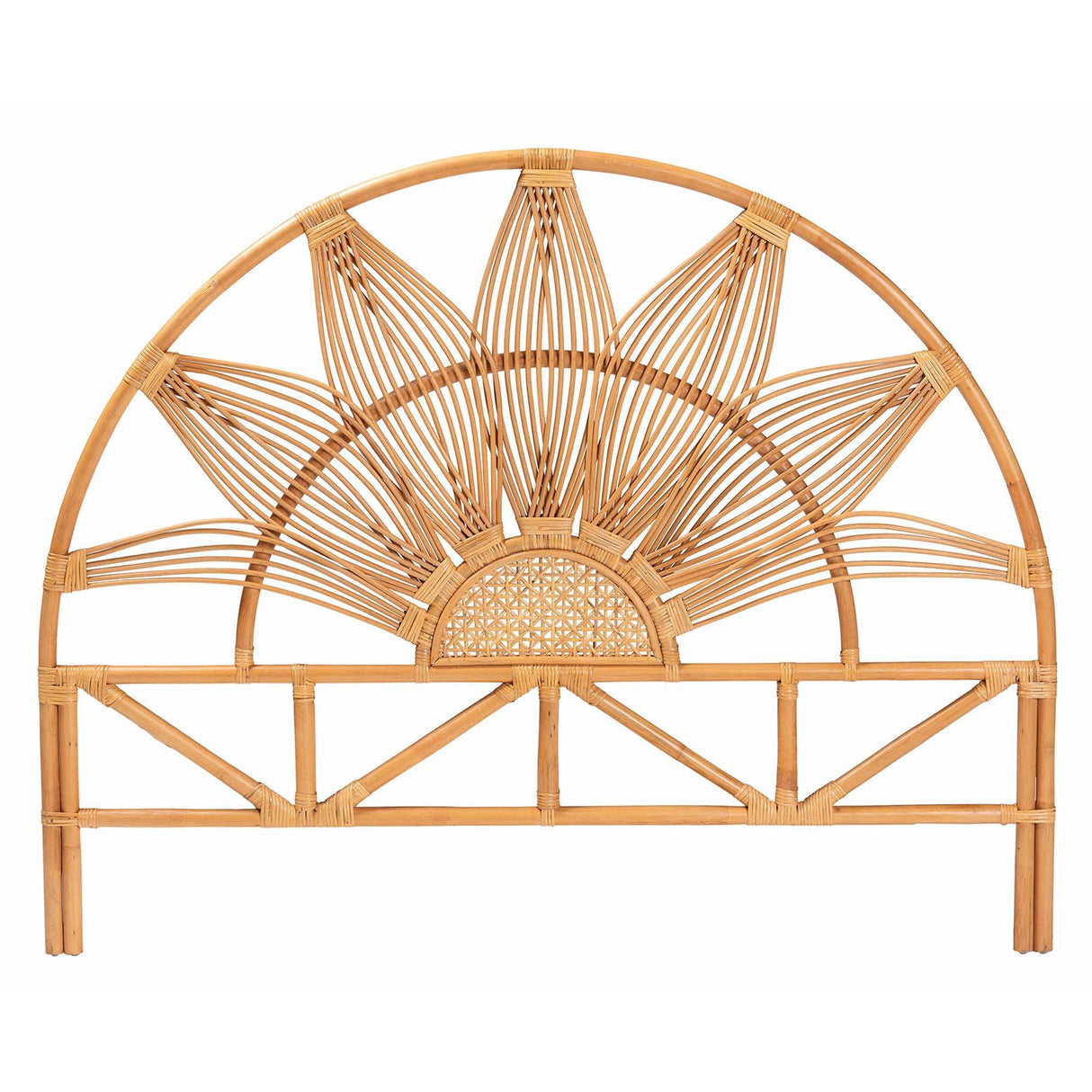 Persia Bohemian Natural Rattan Queen Or King Headboard