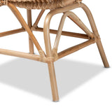 Soloman Bohemian Finished Rattan Accent Chair