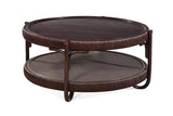 Willow Creek Rattan Round Coffee Table with Custom Finish Model 1024-070