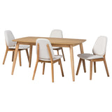 Jennica 5-Piece Dining Set by Wicker Fair