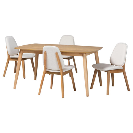 Jennica 5-Piece Dining Set by Wicker Fair
