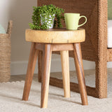 Prajia Suar Wood End Table by Wicker Fair