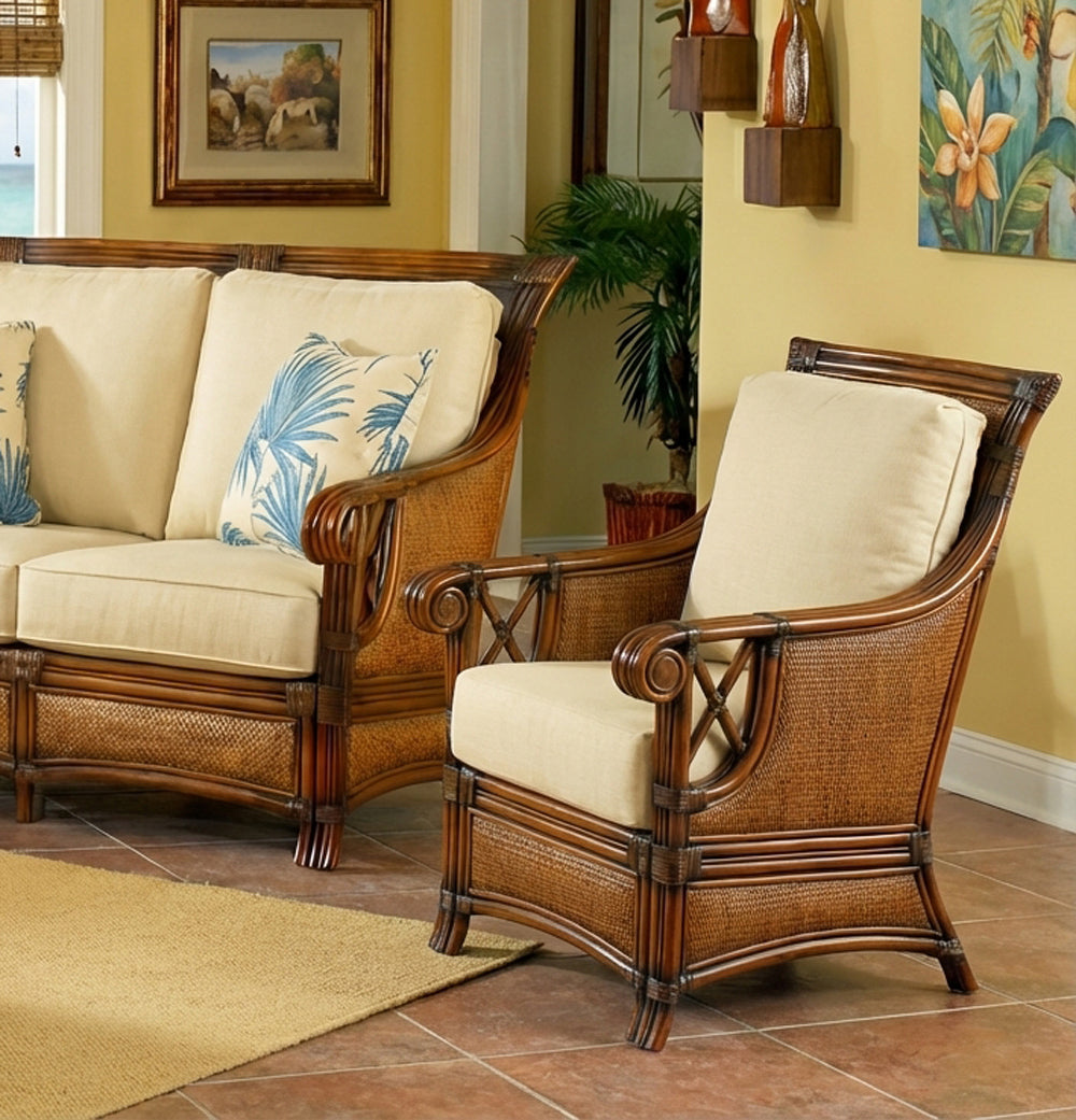 Kailani Rattan Arm Chair by Wicker Fair