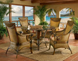 Kailani 6 Pc Rattan Dining Set by Wicker Fair