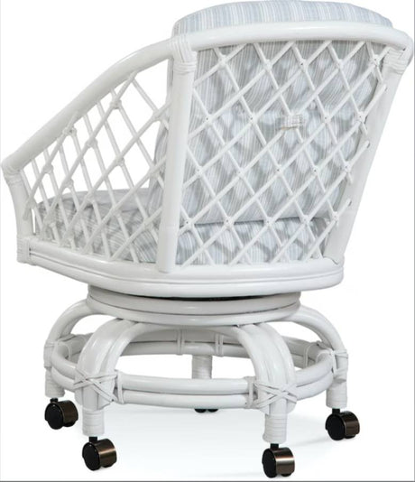 Kent Indoor Rattan Caster Game or Dining Chairs Model 1084-106 by Braxton Culler