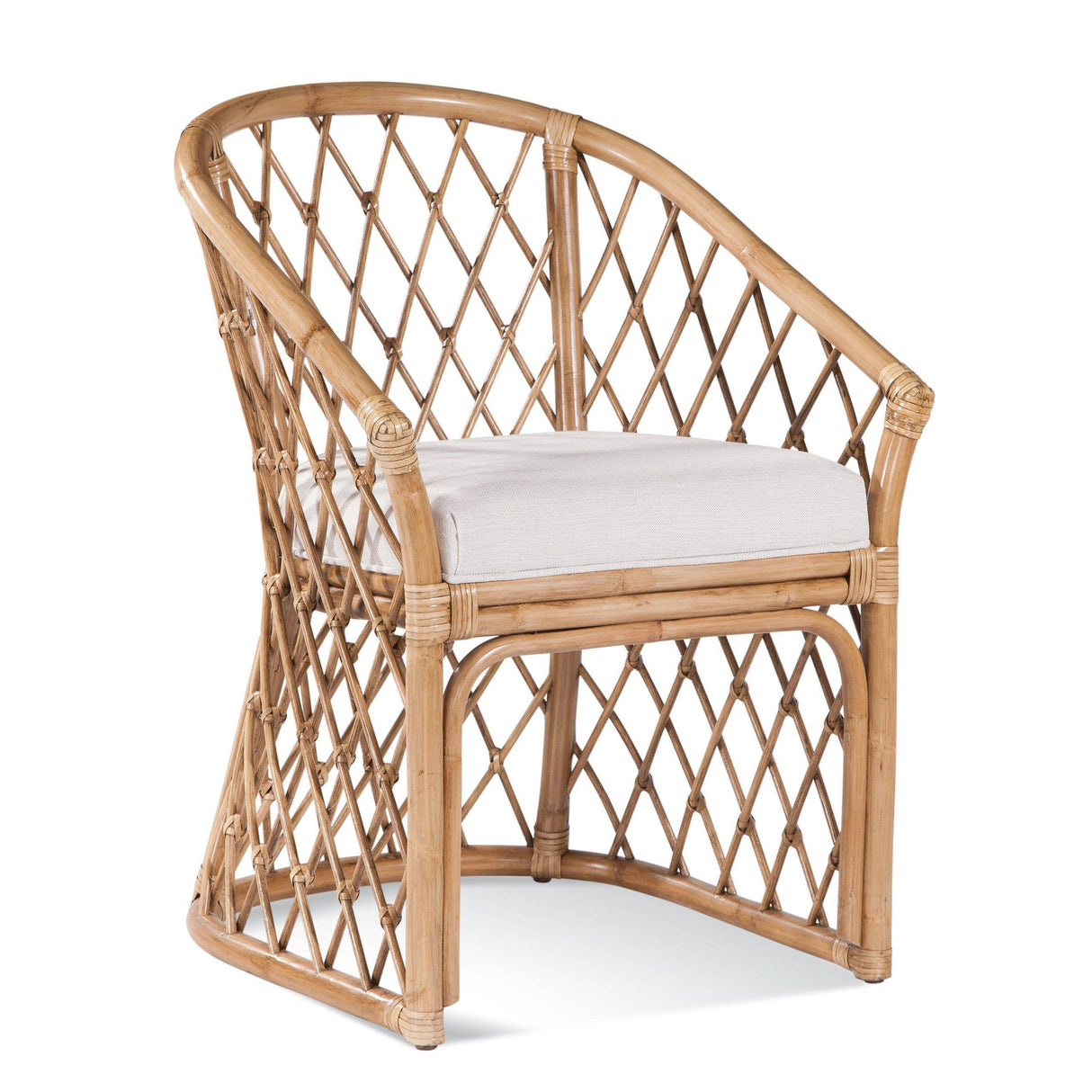 Kent Indoor Rattan Occassional Chair Model 1084-029 by Braxton Culler