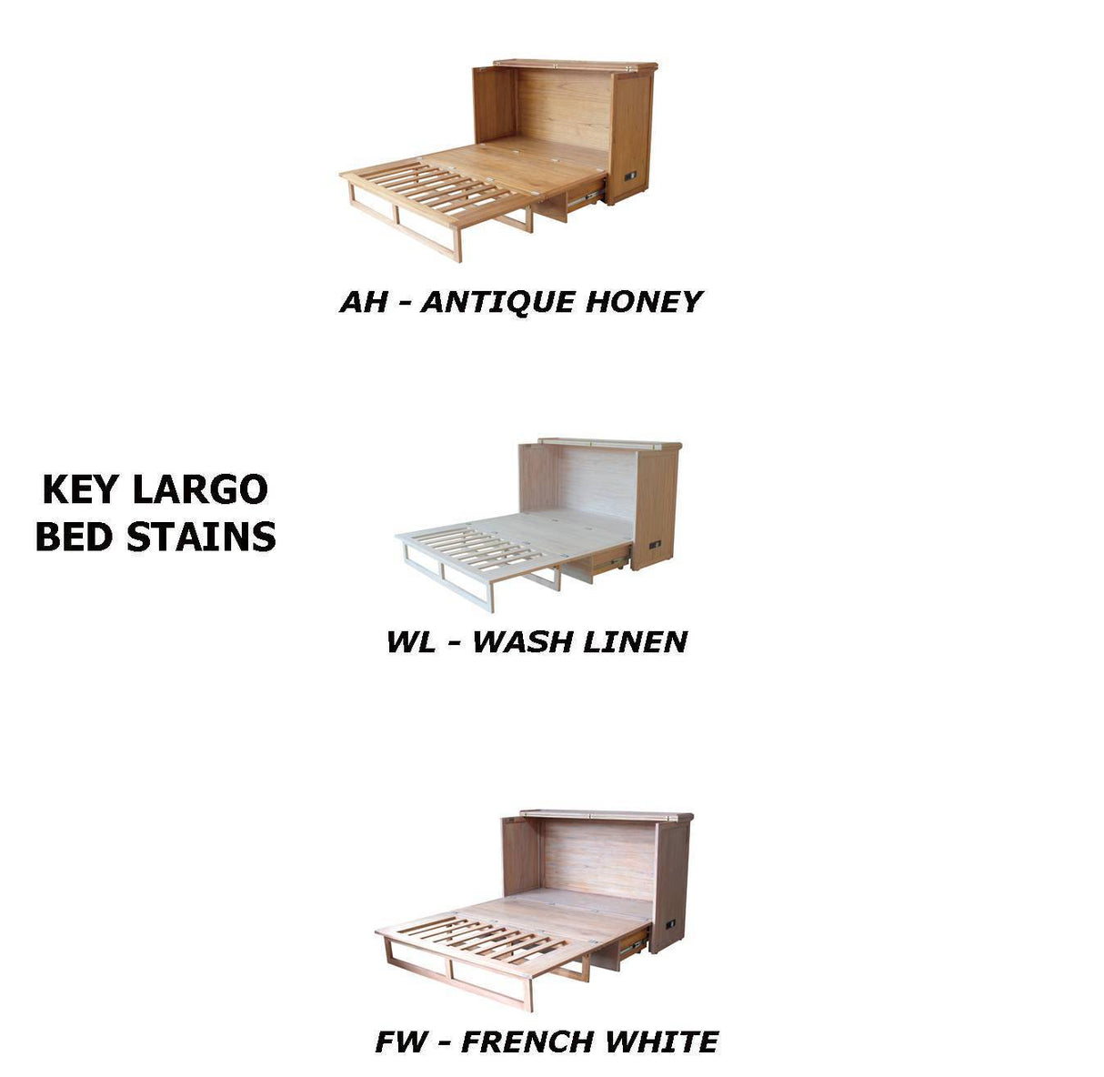 Key Largo Murphy Cabinet Bed - Pull-Out and Fold Away