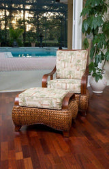 Key Largo Rattan Round End Table KEY026 from Alexander and Sheriden
