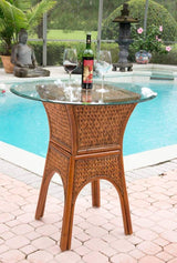 Key Largo Rattan Counter Height Bar Table KEY015 from Alexander and Sheriden