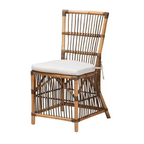 Chic (Set of 2) Wicker Fair Rattan Dining Side Chairs