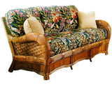 Kingston Reef Rattan Sofa Model KR3S from Spice Islands Wicker - Choice of Cushions Made in the USA