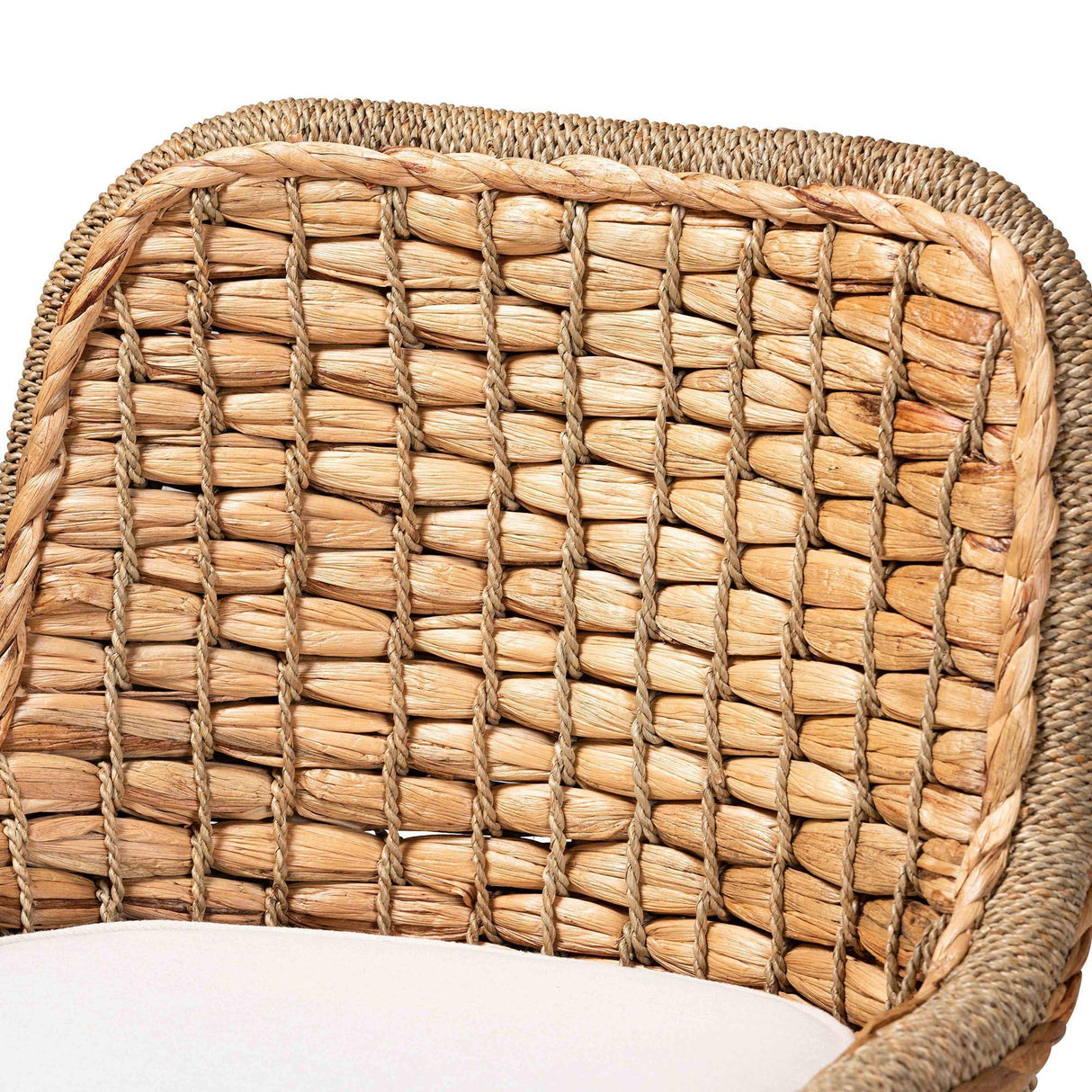 Christi Wicker Fair Wood and Natural Rattan Counterstool